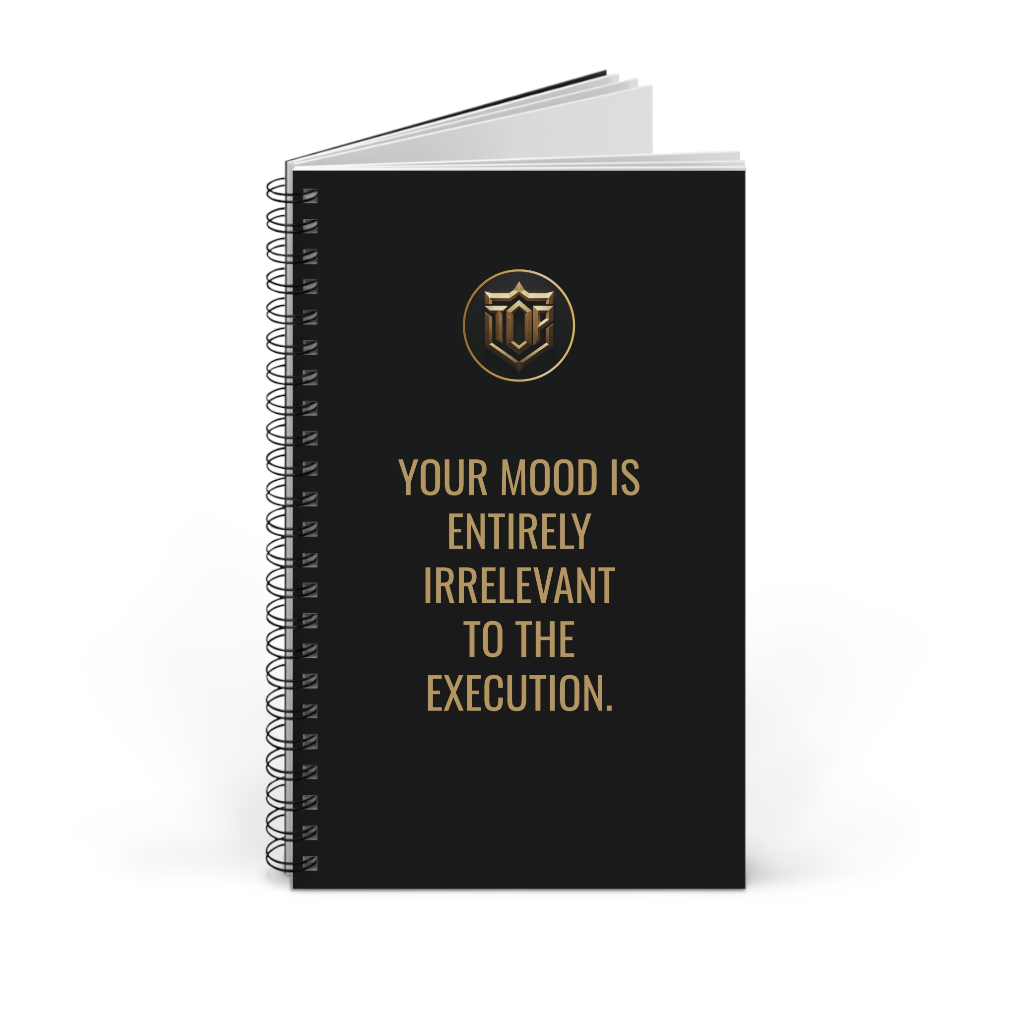 Inspirational Spiral Journal — “Your Mood Is Entirely Irrelevant to the Execution” - Image 2